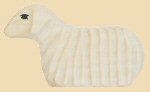 Engelberger Schaf liegend H�he ca. 4,5 cm