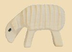 Engelberger Schaf fressend H�he ca. 4 cm
