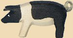 Engelberger Sattelschwein klein H�he ca. 4cm