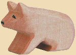 Engelberger Ferkel sitzend H�he ca. 3 cm