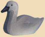 Engelberger Schwan klein H�he ca. 3,5 cm