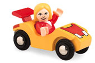 BRIO Sportwagen mit Fahrer