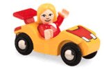 BRIO Sportwagen mit Fahrer