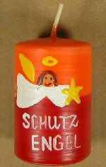 Ahrens Stumpenkerze Schutzengel