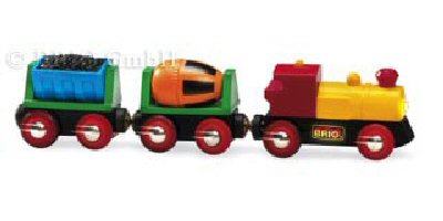 Brio Zug mit Batterielok