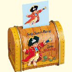 K�pt�n Sharky Sticker-Box
