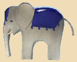 Engelberger Elefant mit Sattel