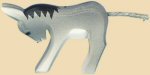 Engelberger Esel bockend H�he ca. 5 cm