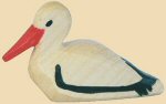 Engelberger Storch liegend H�he 3,5 cm