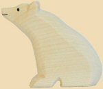 Engelberger Eisb�r sitzend H�he 6 cm
