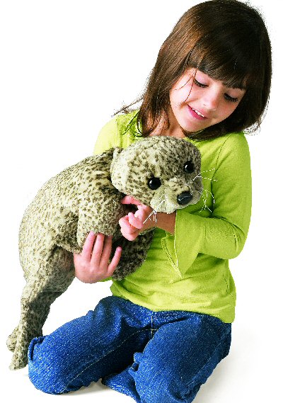 Folkmanis Seerobbenbaby silber