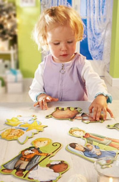 HABA 6 erste Puzzle - Die Weihnachtsgeschichte HABA 6 erste Puzzle - Die Weihnachtsgeschichte