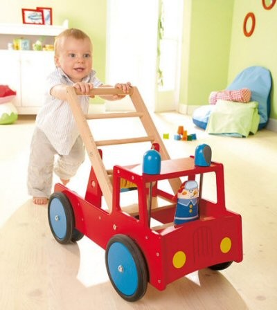Haba Lauflernwagen Feuerwehr