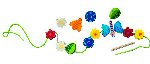 Haba Bambini-Perlen Blumen
