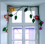 Haba Stoffgirlanden Blumen 4er Set