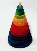 Spiel & Holzdesign Scheibenturm gro�