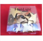 HighLight Lichterkette Sonne, Mond und Sterne Holo-Glitzer silber