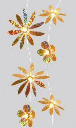HighLight Lichtergirlande Silhouette Holo-Gold