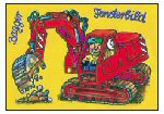 Lutz Mauder Fensterbild Bagger DIN A6