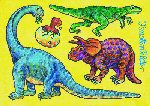 Lutz Mauder Fensterbild Dinos DIN A6