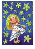 Lutz Mauder Glitzer-Fensterbild Sterntaler DIN A4