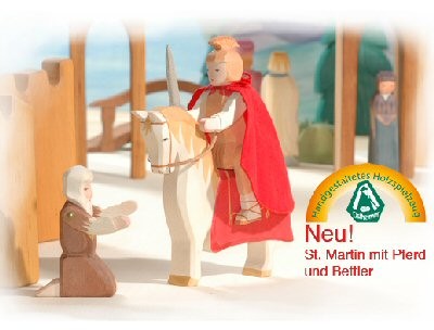 Ostheimer St. Martin, Pferd und Bettler in Geschenkiste