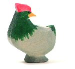 Ostheimer Huhn gedreht dunkel