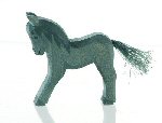Ostheimer Fohlen schwarz 9 cm