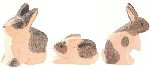 Ostheimer Kaninchengruppe 3tlg