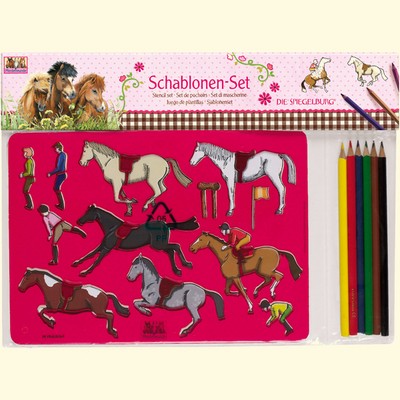 Pferdefreunde Schablonen-Set Pferdefreunde Schablonen-Set
