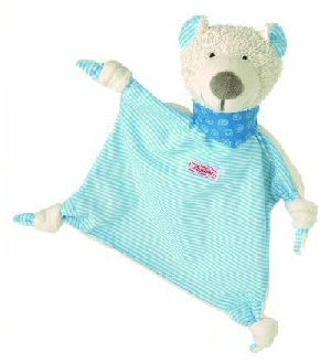 Sigikid Schnuffeltuch B�r blau