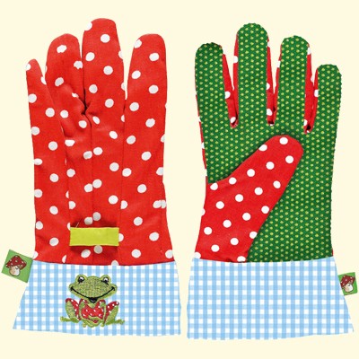 Spiegelburg Kinder-Gartenhandschuhe Fr�hliche Tupfen
