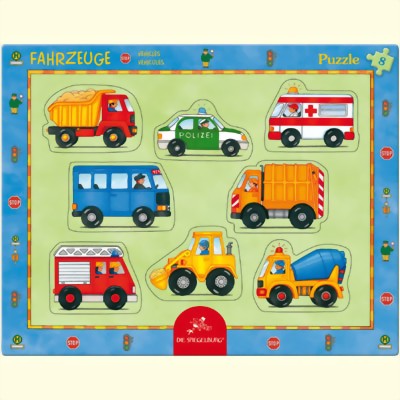 Spiegelburg Rahmenpuzzle Fahrzeuge