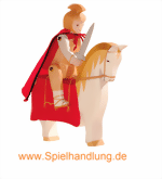 Ostheimer Sankt Martin auf  Pferd